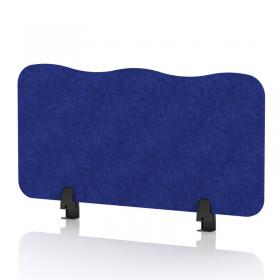 Sch! Acoustic Desktop Screen - Wave - 800 x 400mm - Cobalt Blue SCH00465