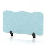 Sch! Acoustic Desktop Screen - Wave - 800 x 400mm - Sky Light Blue SCH00466