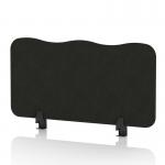 Sch! Acoustic Desktop Screen - Wave - 800 x 400mm - Raven Black SCH00468
