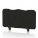 Sch! Acoustic Desktop Screen - Wave - 800 x 400mm - Raven Black SCH00468