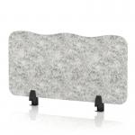 Sch! Acoustic Desktop Screen - Wave - 800 x 400mm - Pebble Light Grey SCH00469