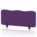 Sch! Acoustic Desktop Screen - Wave - 1000 x 400mm - Plum Purple SCH00473