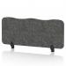 Sch! Acoustic Desktop Screen - Wave - 1000 x 400mm - Graphite Charcoal SCH00477