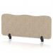 Sch! Acoustic Desktop Screen - Wave - 1000 x 400mm - Oatmeal Beige SCH00480