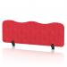 Sch! Acoustic Desktop Screen - Wave - 1200 x 400mm - Poppy Red SCH00482