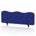 Sch! Acoustic Desktop Screen - Wave - 1200 x 400mm - Cobalt Blue SCH00485