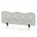 Sch! Acoustic Desktop Screen - Wave - 1200 x 400mm - Pebble Light Grey SCH00489
