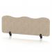 Sch! Acoustic Desktop Screen - Wave - 1200 x 400mm - Oatmeal Beige SCH00490