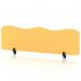 Sch! Acoustic Desktop Screen - Wave - 1400 x 400mm - Buttercup Yellow SCH00491