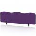 Sch! Acoustic Desktop Screen - Wave - 1400 x 400mm - Plum Purple SCH00493