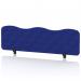 Sch! Acoustic Desktop Screen - Wave - 1400 x 400mm - Cobalt Blue SCH00495
