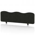 Sch! Acoustic Desktop Screen - Wave - 1400 x 400mm - Raven Black SCH00498