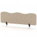 Sch! Acoustic Desktop Screen - Wave - 1400 x 400mm - Oatmeal Beige SCH00500
