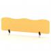 Sch! Acoustic Desktop Screen - Wave - 1600 x 400mm - Buttercup Yellow SCH00501