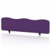 Sch! Acoustic Desktop Screen - Wave - 1600 x 400mm - Plum Purple SCH00503