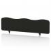 Sch! Acoustic Desktop Screen - Wave - 1600 x 400mm - Raven Black SCH00508