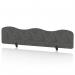 Sch! Acoustic Desktop Screen - Wave - 1800 x 400mm - Graphite Charcoal SCH00517