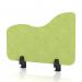 Sch! Acoustic Desktop Side Screen - Wave - 600 x 400mm - Lime Green SCH00524