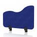 Sch! Acoustic Desktop Side Screen - Wave - 600 x 400mm - Cobalt Blue SCH00525