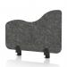 Sch! Acoustic Desktop Side Screen - Wave - 600 x 400mm - Graphite Charcoal SCH00527