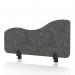 Sch! Acoustic Desktop Side Screen - Wave - 800 x 400mm - Graphite Charcoal SCH00537