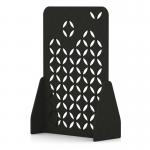 Sch! Acoustic Floor Standing Screen - Petal - Raven Black - 1800mm SCH00560