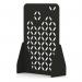 Sch! Acoustic Floor Standing Screen - Petal - Raven Black - 1800mm SCH00560