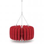 Sch! Acoustic Ceiling Baffles - Shade - Type A - 335mm Wide x 150mm High - Poppy Red SCH00566