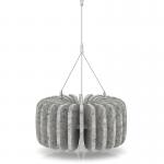 Sch! Acoustic Ceiling Baffles - Shade - Type A - 335mm Wide x 150mm High - Pebble Light Grey SCH00573