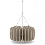 Sch! Acoustic Ceiling Baffles - Shade - Type A - 335mm Wide x 150mm High - Oatmeal Beige SCH00574