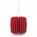 Sch! Acoustic Ceiling Baffles - Shade - Type A - 335mm Wide x 300mm High - Poppy Red SCH00576