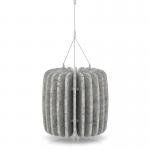 Sch! Acoustic Ceiling Baffles - Shade - Type A - 335mm Wide x 300mm High - Pebble Light Grey SCH00583