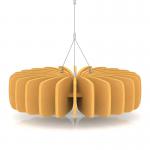Sch! Acoustic Ceiling Baffles - Shade - Type A - 600mm Wide x 150mm High - Buttercup Yellow SCH00605