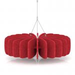Sch! Acoustic Ceiling Baffles - Shade - Type A - 600mm Wide x 150mm High - Poppy Red SCH00606