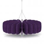 Sch! Acoustic Ceiling Baffles - Shade - Type A - 600mm Wide x 150mm High - Plum Purple SCH00607