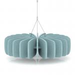 Sch! Acoustic Ceiling Baffles - Shade - Type A - 600mm Wide x 150mm High - Sky Light Blue SCH00610