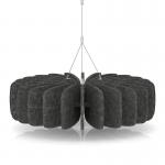 Sch! Acoustic Ceiling Baffles - Shade - Type A - 600mm Wide x 150mm High - Graphite Charcoal SCH00611