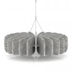 Sch! Acoustic Ceiling Baffles - Shade - Type A - 600mm Wide x 150mm High - Pebble Light Grey SCH00613
