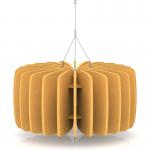 Sch! Acoustic Ceiling Baffles - Shade - Type A - 600mm Wide x 300mm High - Buttercup Yellow SCH00615