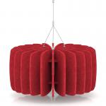 Sch! Acoustic Ceiling Baffles - Shade - Type A - 600mm Wide x 300mm High - Poppy Red SCH00616