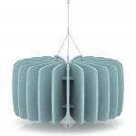 Sch! Acoustic Ceiling Baffles - Shade - Type A - 600mm Wide x 300mm High - Sky Light Blue SCH00620