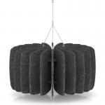 Sch! Acoustic Ceiling Baffles - Shade - Type A - 600mm Wide x 300mm High - Graphite Charcoal SCH00621