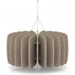 Sch! Acoustic Ceiling Baffles - Shade - Type A - 600mm Wide x 300mm High - Oatmeal Beige SCH00624