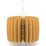 Sch! Acoustic Ceiling Baffles - Shade - Type A - 600mm Wide x 450mm High - Buttercup Yellow SCH00625