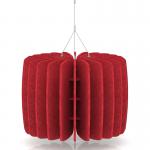 Sch! Acoustic Ceiling Baffles - Shade - Type A - 600mm Wide x 450mm High - Poppy Red SCH00626