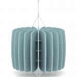 Sch! Acoustic Ceiling Baffles - Shade - Type A - 600mm Wide x 450mm High - Sky Light Blue SCH00630
