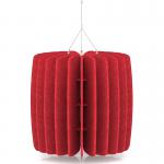 Sch! Acoustic Ceiling Baffles - Shade - Type A - 600mm Wide x 600mm High - Poppy Red SCH00636
