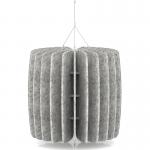 Sch! Acoustic Ceiling Baffles - Shade - Type A - 600mm Wide x 600mm High - Pebble Light Grey SCH00643