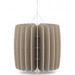 Sch! Acoustic Ceiling Baffles - Shade - Type A - 600mm Wide x 600mm High - Oatmeal Beige SCH00644