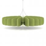 Sch! Acoustic Ceiling Baffles - Shade - Type A - 900mm Wide x 150mm High - Lime Green SCH00648